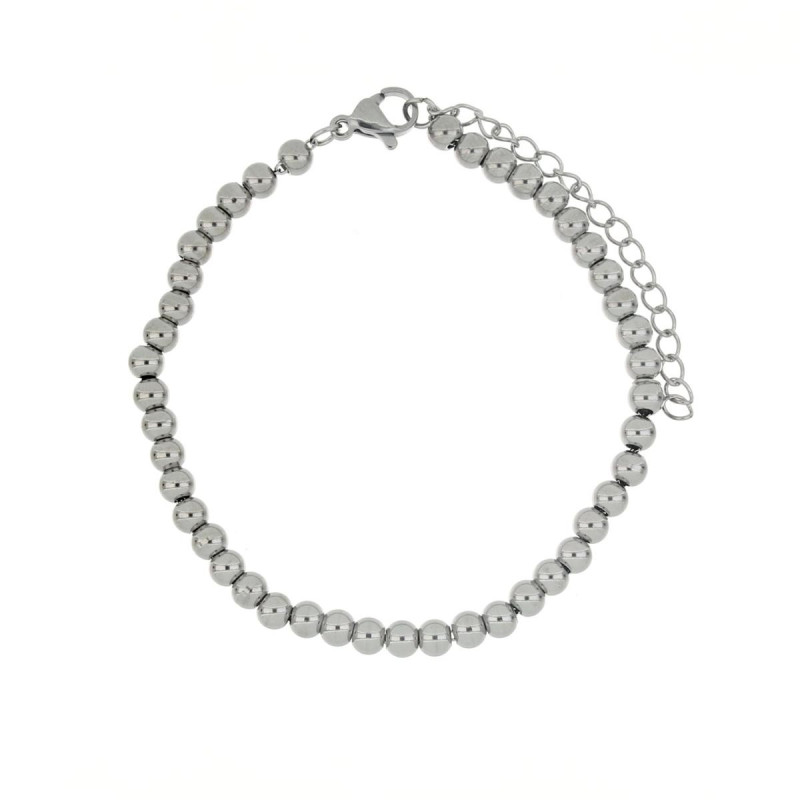 BRACCIALE CM 17+4 TYCHE IN ACCIAIO MM 4