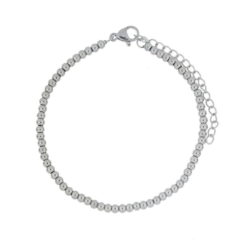 BRACCIALE CM 17+4 TYCHE IN ACCIAIO MM 3