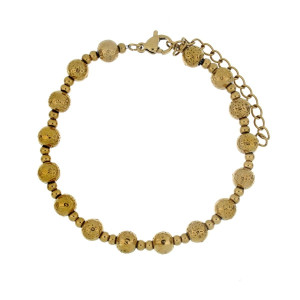 BRACCIALE CM 17+4 TYCHE IN ACCIAIO MM 6