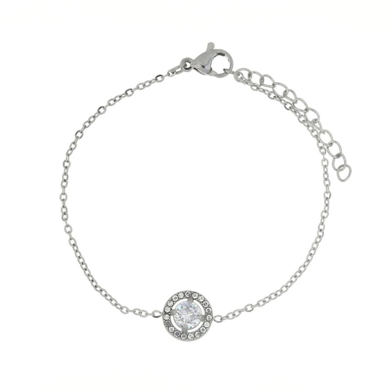 BRACCIALE MINERVA MM 5 IN ACCIAIO CM 15+3