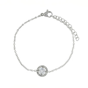 BRACCIALE MINERVA MM 5 IN ACCIAIO CM 15+3