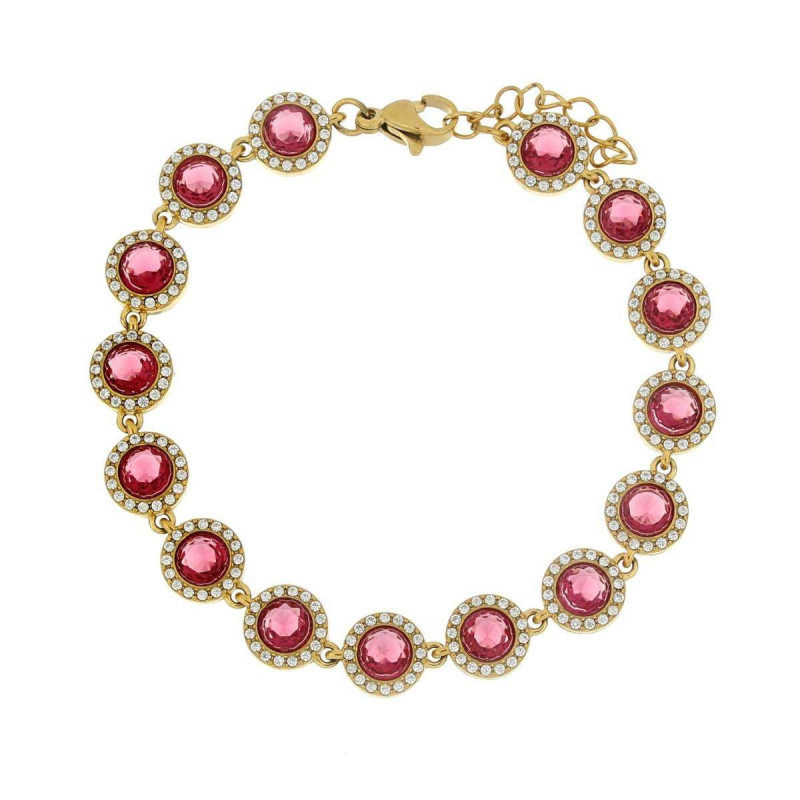 BRACCIALE MINERVA MM 8 IN ACCIAIO CM 17+4