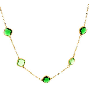 COLLANA LEDA CM 40+5 IN ACCIAIO