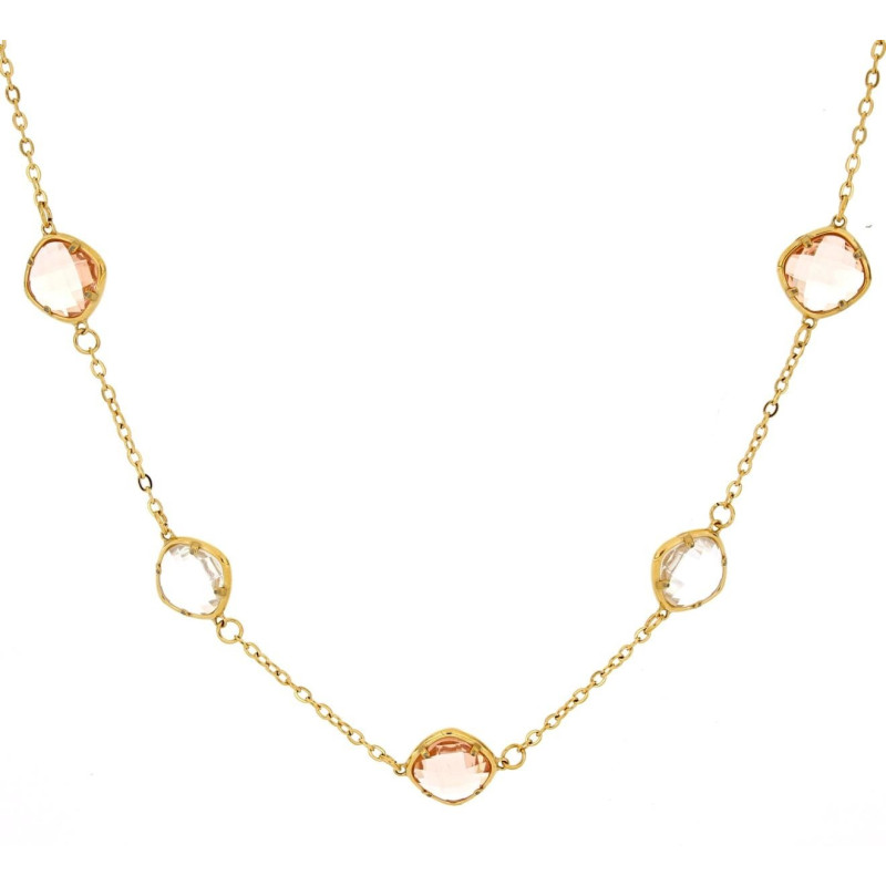 COLLANA LEDA CM 40+5 IN ACCIAIO