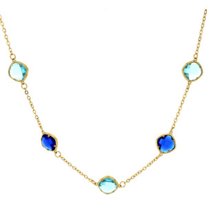 COLLANA LEDA CM 40+5 IN ACCIAIO
