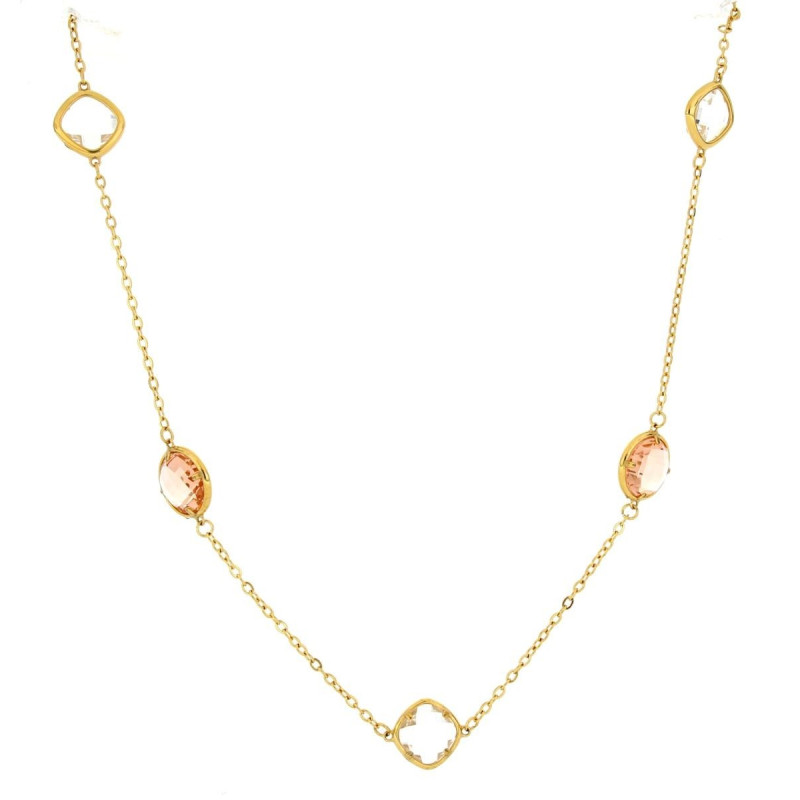 COLLANA LEDA CM 90+5 IN ACCIAIO
