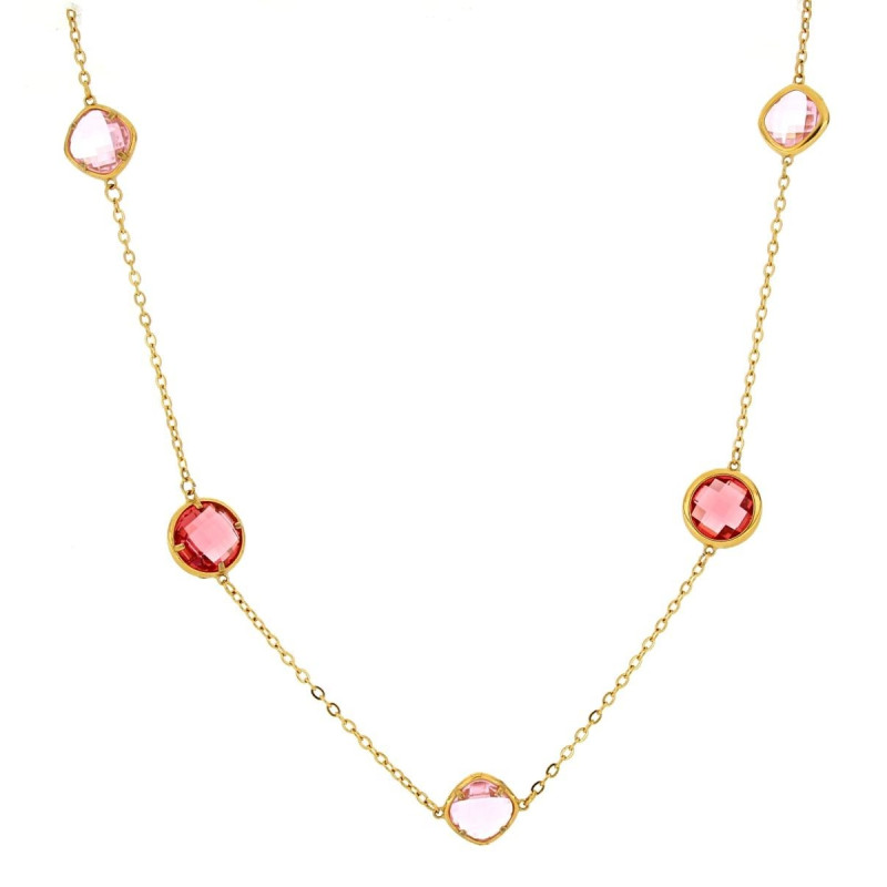 COLLANA LEDA CM 90+5 IN ACCIAIO