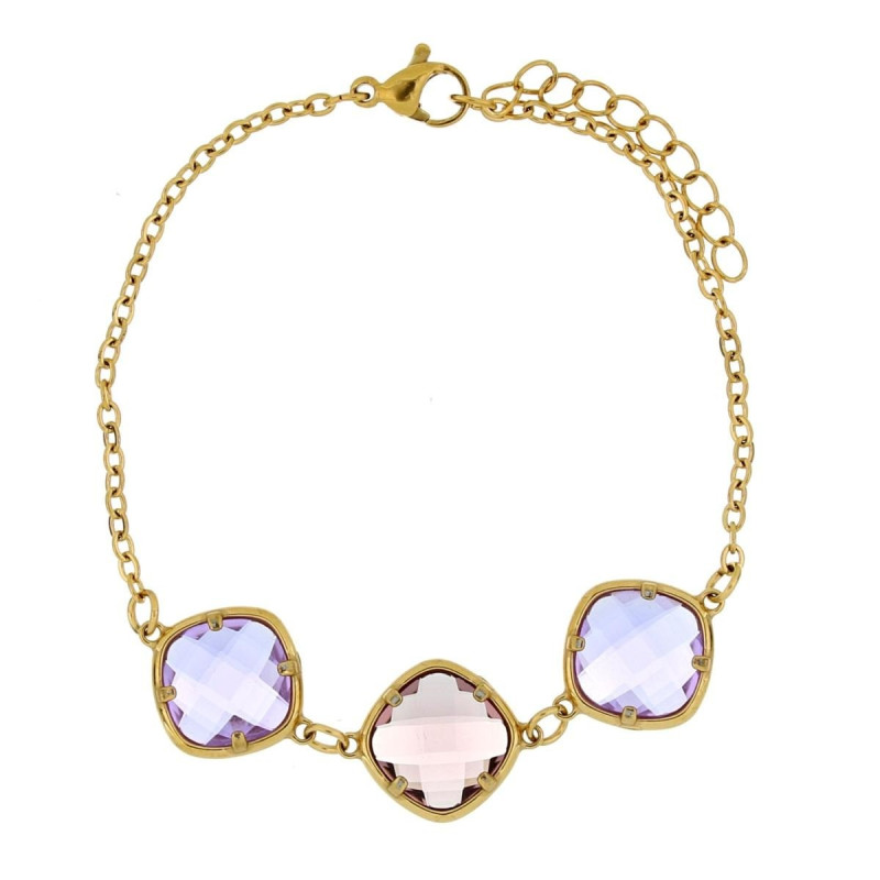 BRACCIALE LEDA CM 17+3  IN ACCIAIO