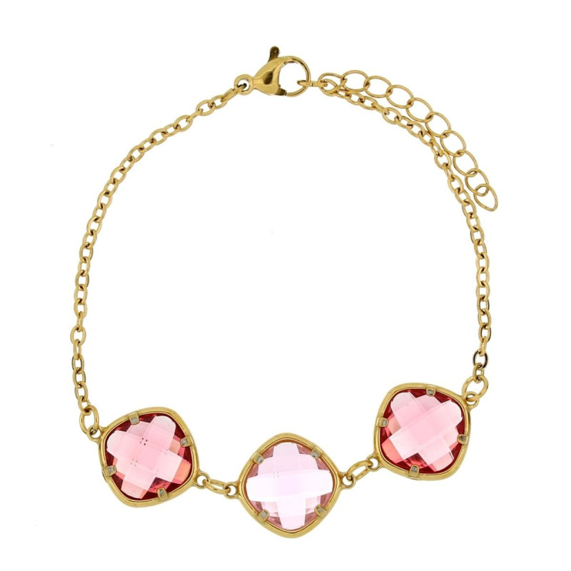 BRACCIALE LEDA CM 17+3  IN ACCIAIO
