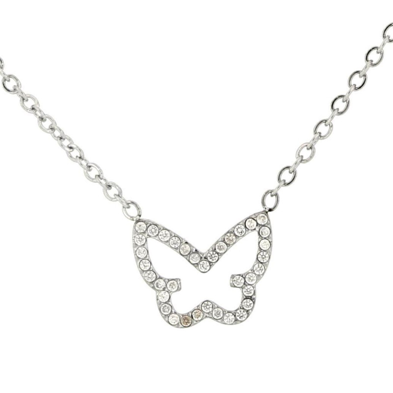 COLLANA "ADANA" CM 40+5 IN ACCIAIO MM 10