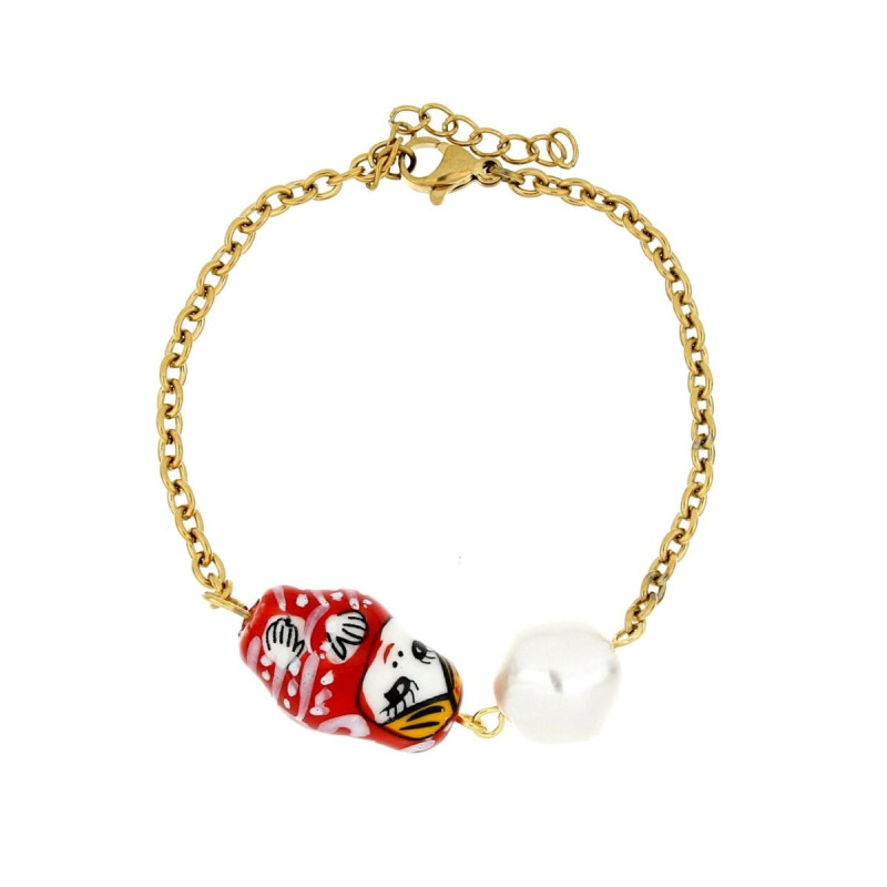 BRACCIALE KOKESHI CM 17+3 IN ACCIAIO MM13