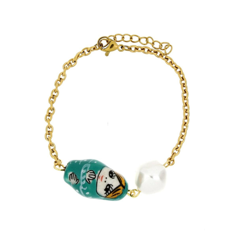 BRACCIALE KOKESHI CM 17+3 IN ACCIAIO MM13