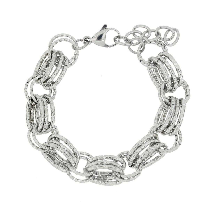 BRACCIALE "CLIO" CM 17+3 IN ACCIAIO
