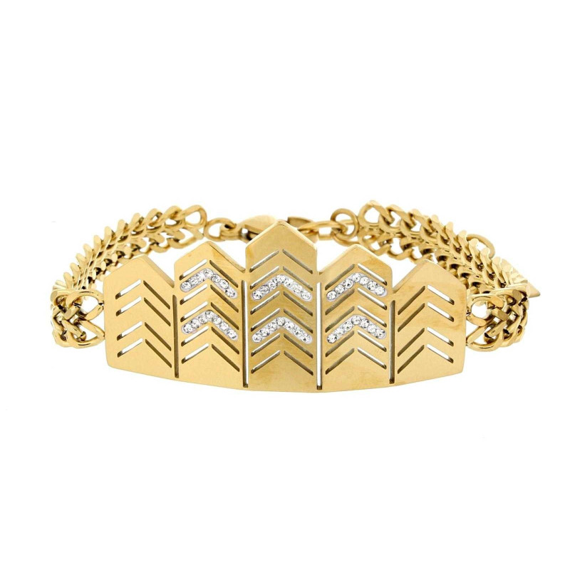 BRACCIALE CLEOPATRA CM 17+4 IN ACCIAIO MM 19