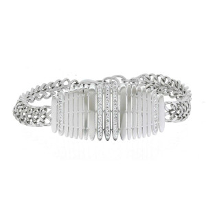 BRACCIALE CLEOPATRA CM 17+4 IN ACCIAIO MM 22