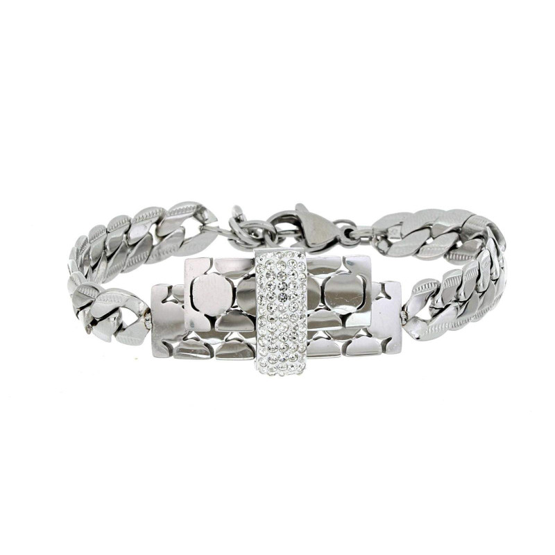 BRACCIALE CLEOPATRA CM 17+4 IN ACCIAIO MM 17