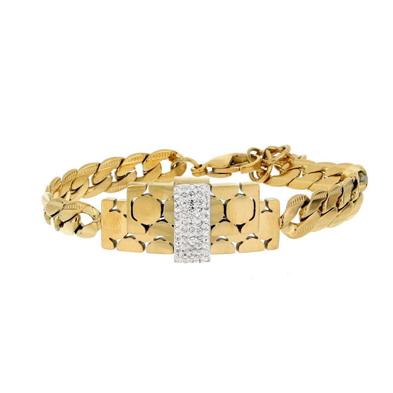 BRACCIALE CLEOPATRA CM 17+4 IN ACCIAIO MM 17