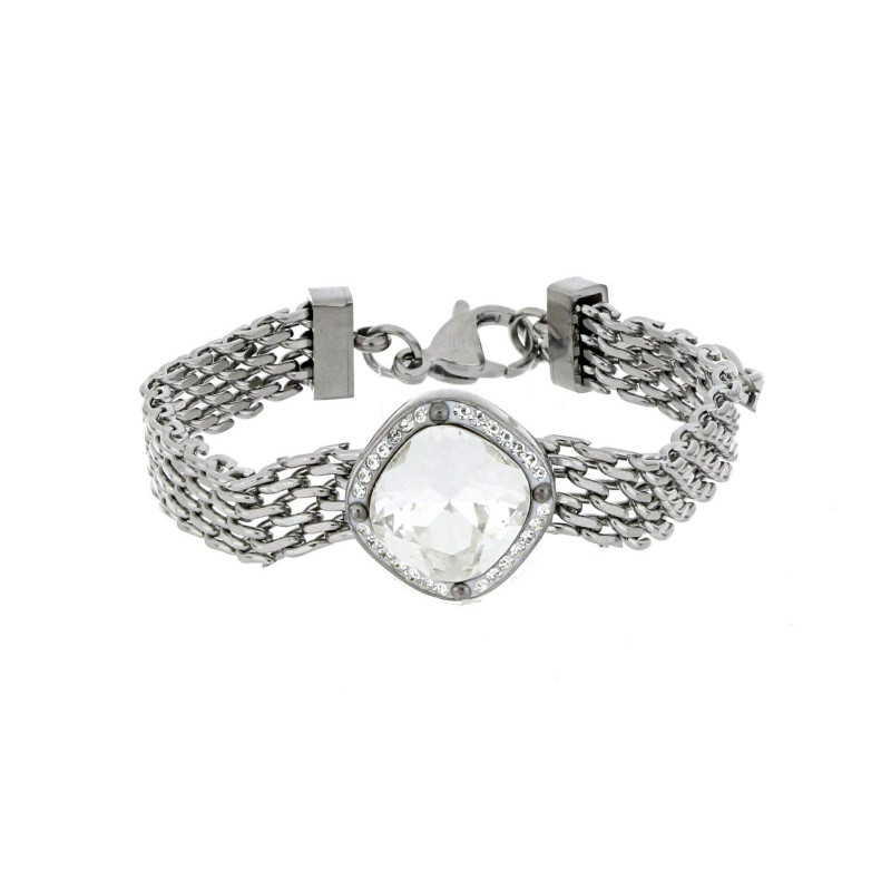 BRACCIALE CLEOPATRA CM 17+4 IN ACCIAIO MM 16