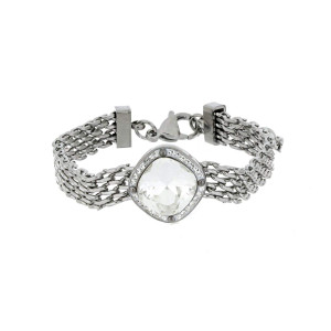 BRACCIALE CLEOPATRA CM 17+4 IN ACCIAIO MM 16