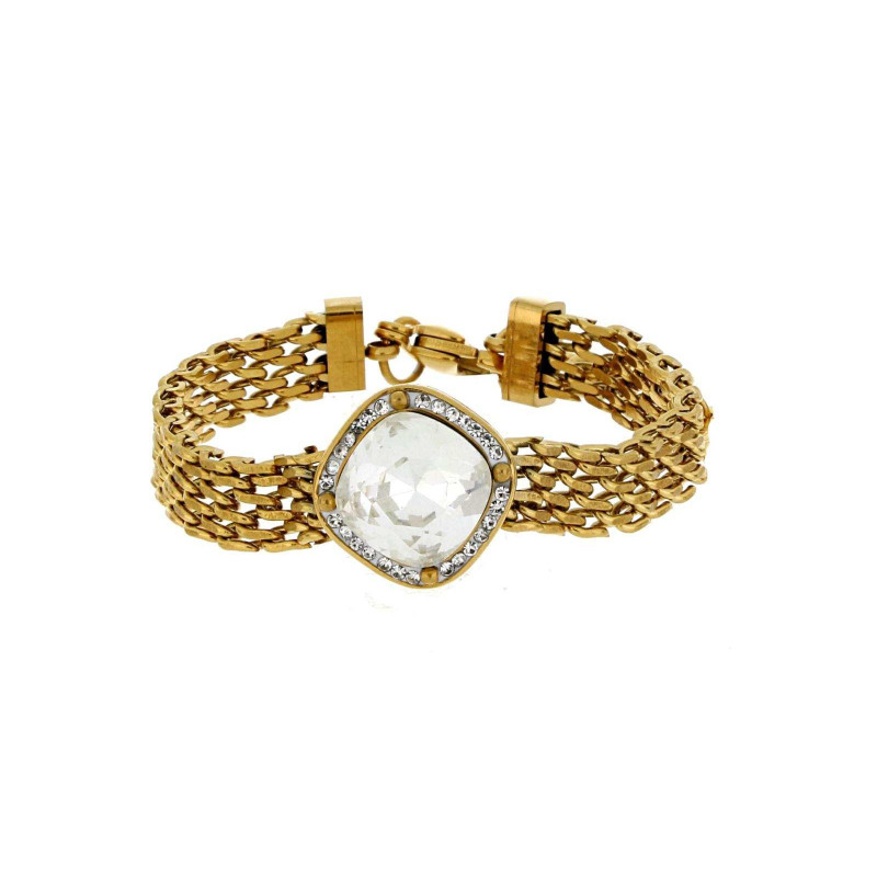 BRACCIALE CLEOPATRA CM 17+4 IN ACCIAIO MM 16