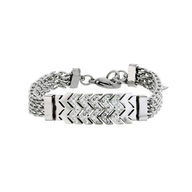 BRACCIALE CLEOPATRA CM 17+4 IN ACCIAIO MM 12