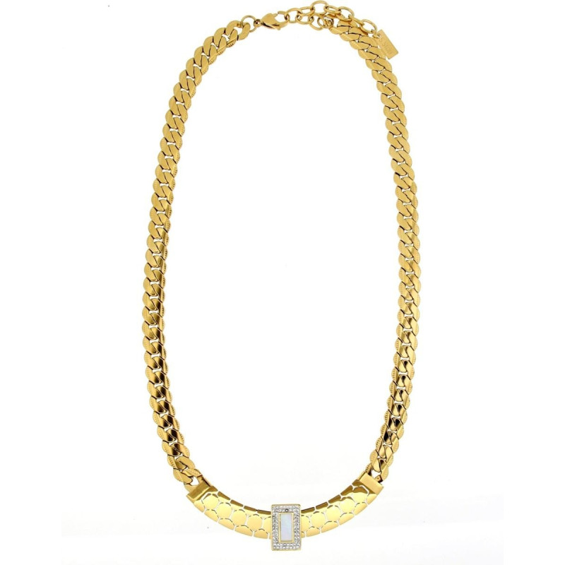 COLLANA CLEOPATRA CM 45+5 IN ACCIAIO MM 12