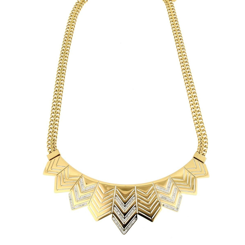 COLLANA CLEOPATRA CM 45+5 IN ACCIAIO MM 36