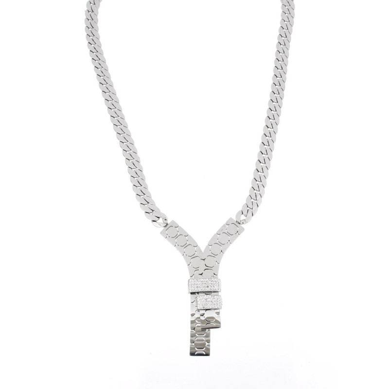 COLLANA CLEOPATRA CM 45+5 IN ACCIAIO MM 70