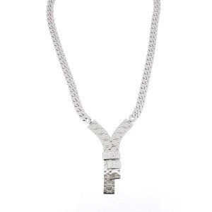 COLLANA CLEOPATRA CM 45+5 IN ACCIAIO MM 70