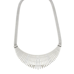 COLLANA CLEOPATRA CM 45+5 IN ACCIAIO MM 36