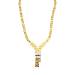 COLLANA CLEOPATRA CM 45+5 IN ACCIAIO MM 70