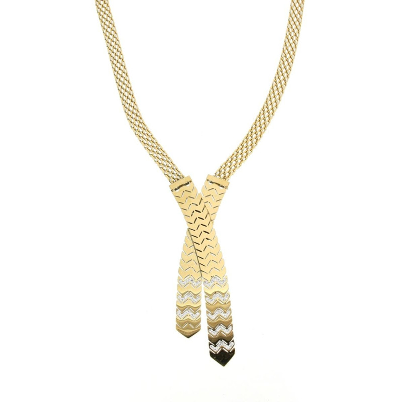 COLLANA CLEOPATRA CM 45+5 IN ACCIAIO MM 93