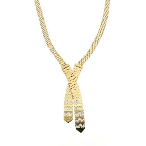 COLLANA CLEOPATRA CM 45+5 IN ACCIAIO MM 93