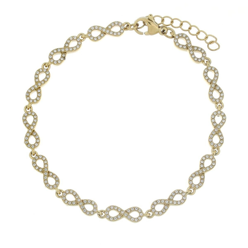 BRACCIALE MINERVA MM 5 IN ACCIAIO CM 17+4