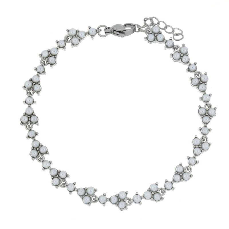 BRACCIALE MINERVA MM 6 IN ACCIAIO CM 17+4