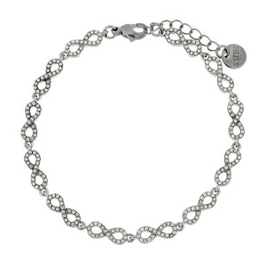BRACCIALE MINERVA MM 5 IN ACCIAIO CM 17+4
