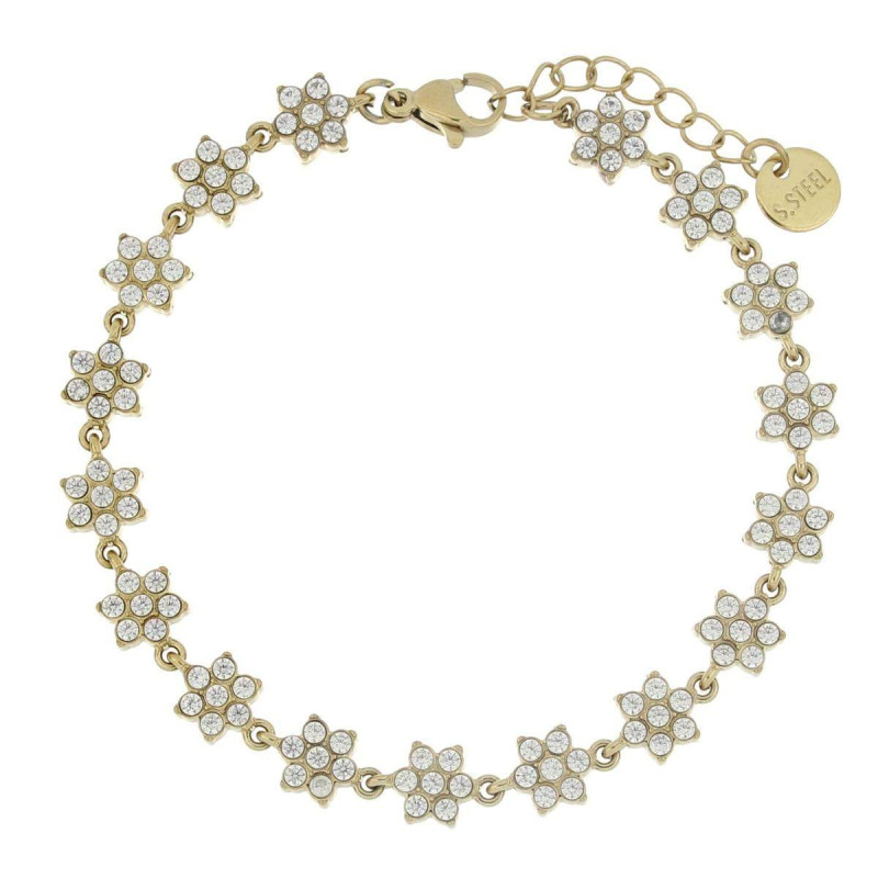 BRACCIALE MINERVA MM 7 IN ACCIAIO CM 17+4