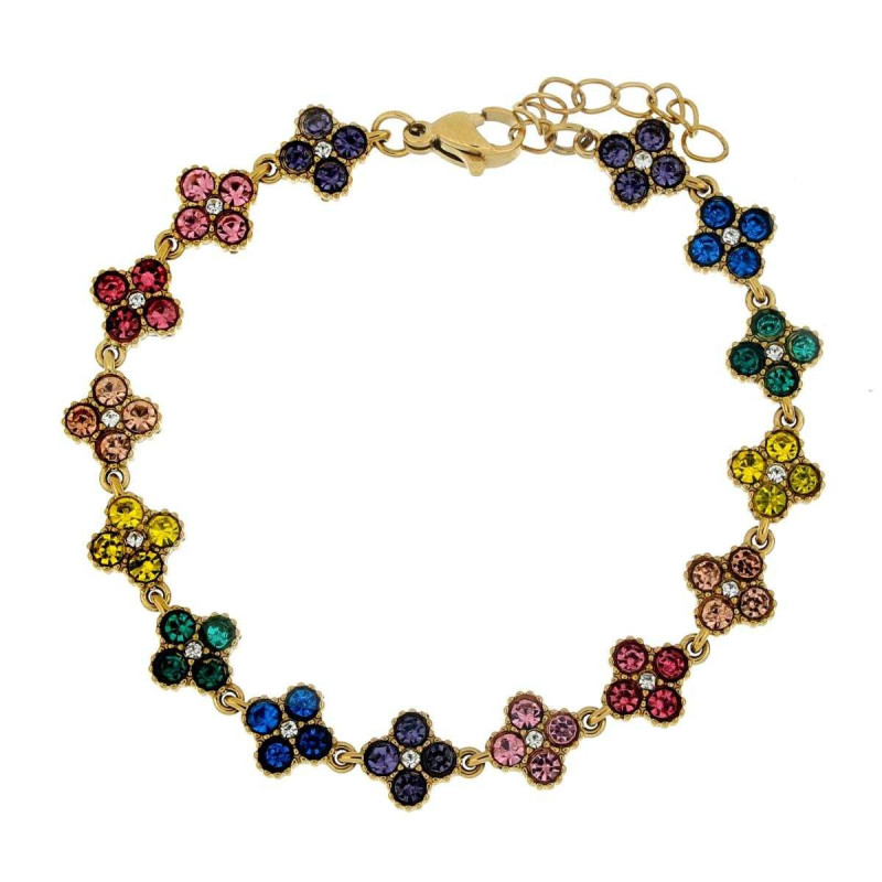 BRACCIALE MINERVA MM 8 IN ACCIAIO CM 17+4