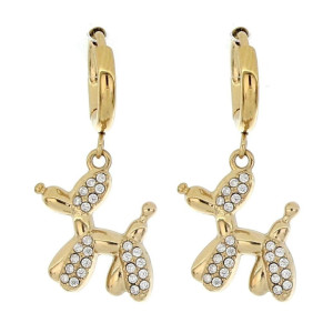 ORECCHINI BOCCOLA "ADANA" CERCHIO IN ACCIAIO MM 19