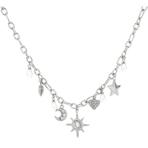 COLLANA ANEMOS IN ACCIAIO CM 40+5
