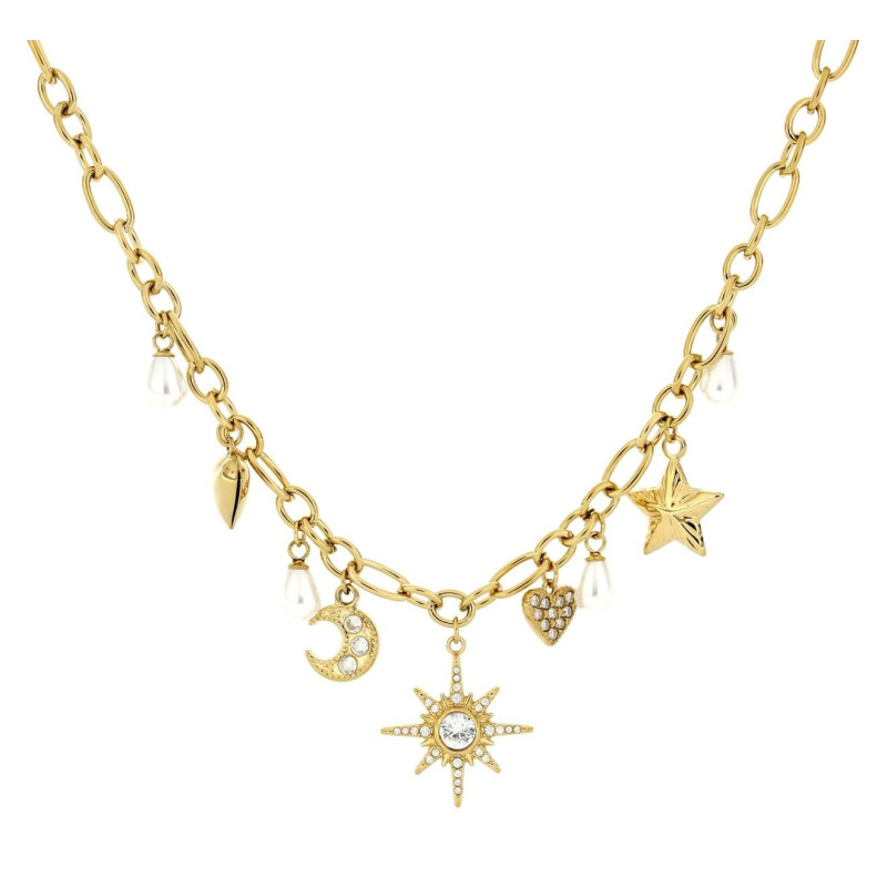 COLLANA ANEMOS IN ACCIAIO CM 40+5
