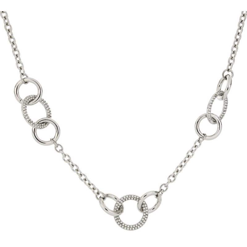 COLLANA ANEMOS MM 18 IN ACCIAIO CM 40+5