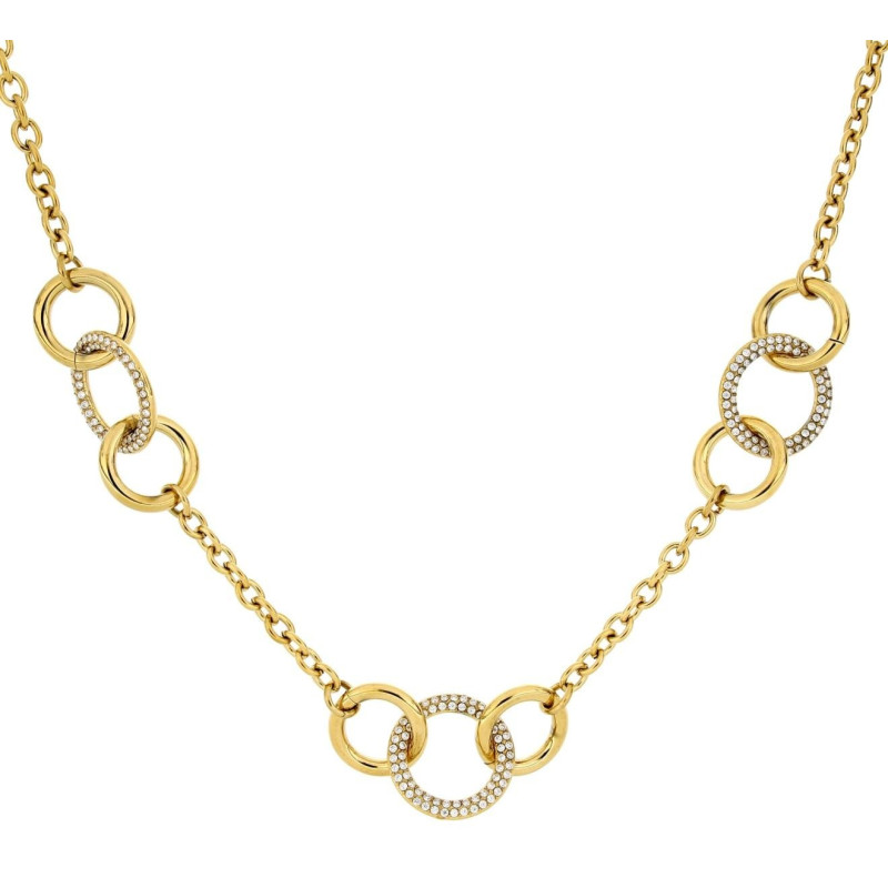 COLLANA ANEMOS MM 18 IN ACCIAIO CM 40+5