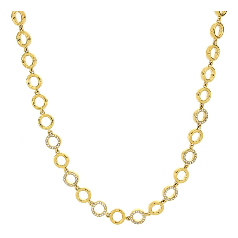 COLLANA ANEMOS MM 8 IN ACCIAIO CM 40+5