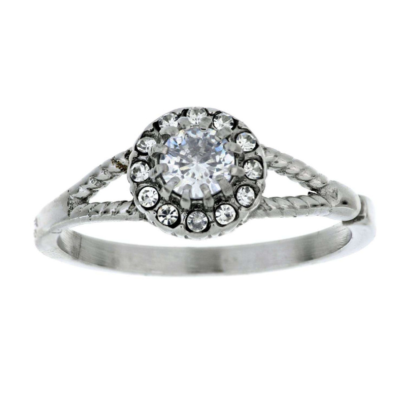 ANELLO PUNTO LUCE MM 8 IN ACCIAIO