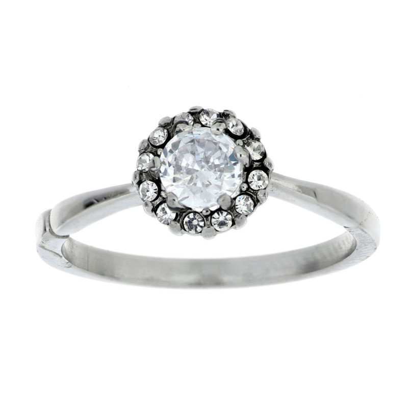 ANELLO PUNTO LUCE MM 8 IN ACCIAIO