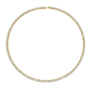 COLLANA "TENNIS" A CHOKERS MM 3 IN ACCIAIO