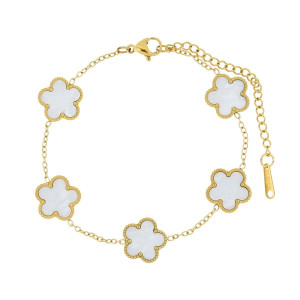 BRACCIALE CM 17+3 CALLIOPE IN ACCIAIO MM 13