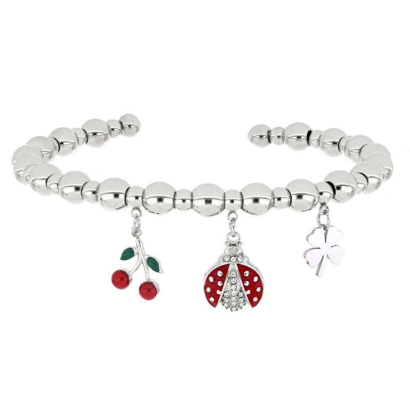 BRACCIALE CORNO IN ACCIAIO