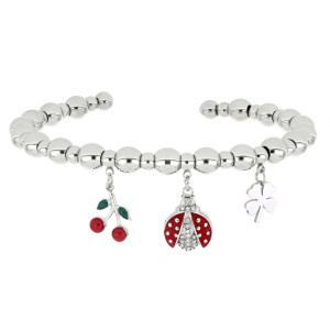 BRACCIALE CORNO IN ACCIAIO